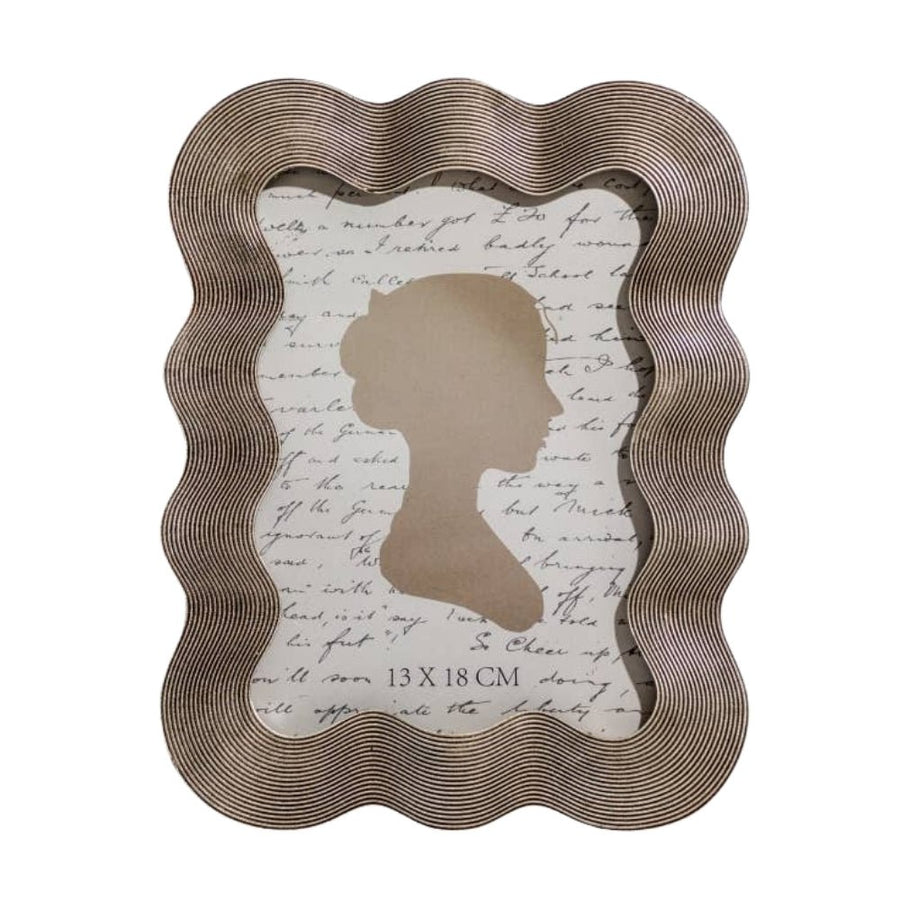 Silver Wave 5x7 Inch Photo Frame