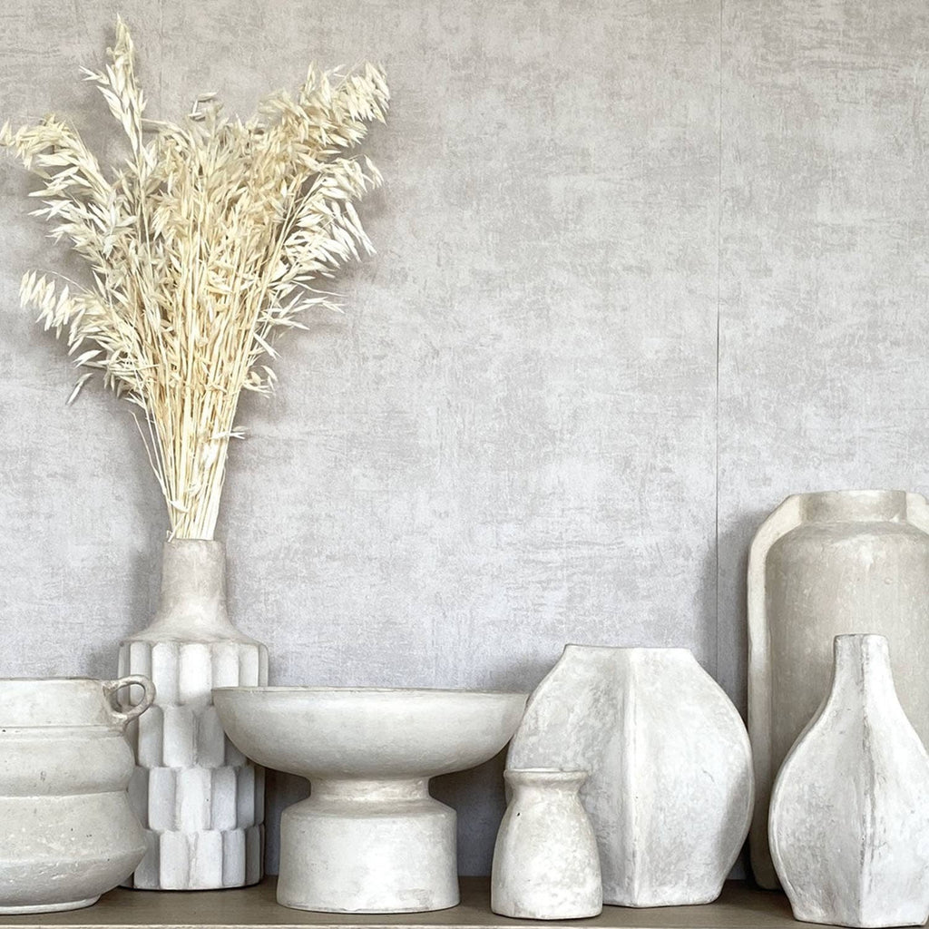 Simple Papier - Mâché Vase - LUXONAS HOME