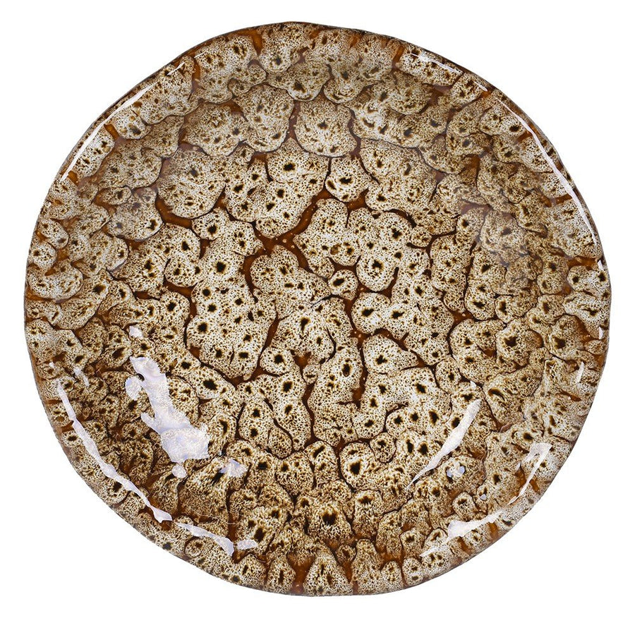 Slip Glaze Plate Deco