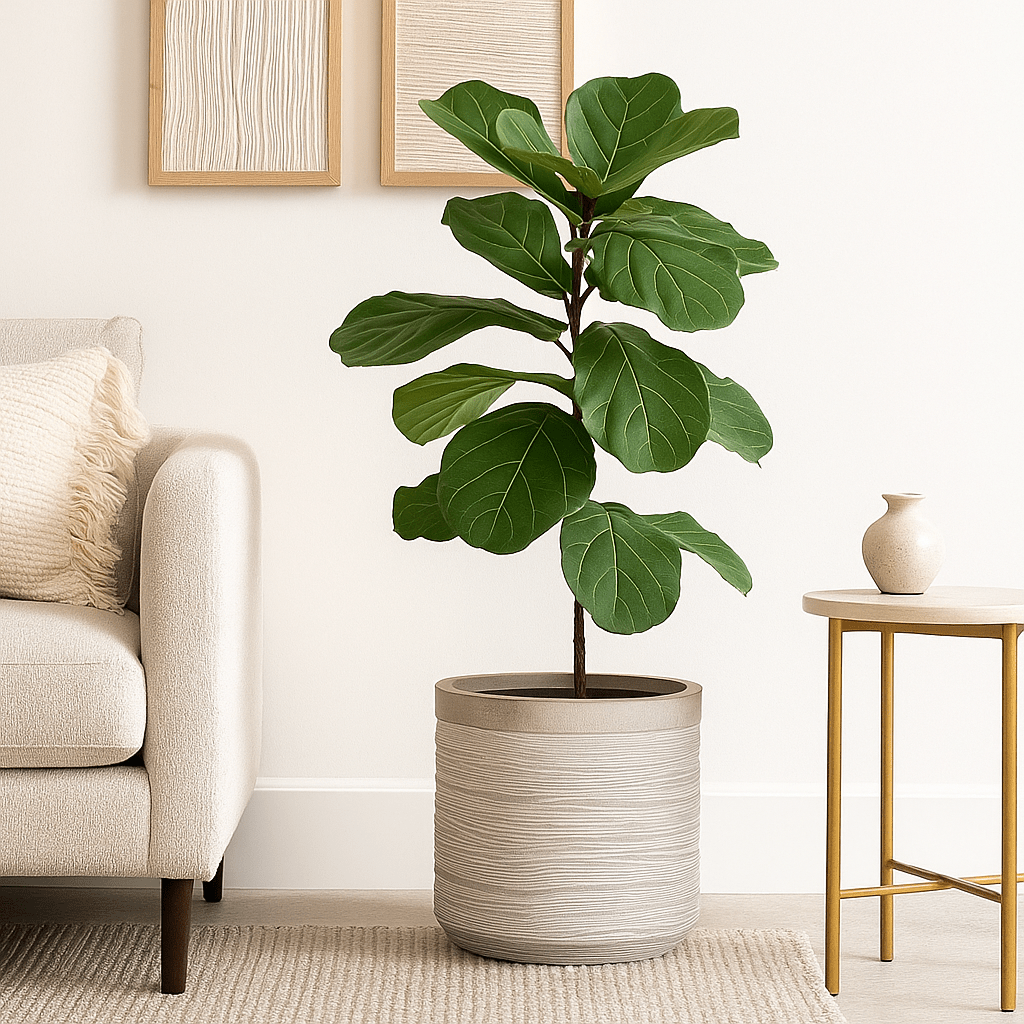 Small Bamboo Effect Planter - LUXONAS