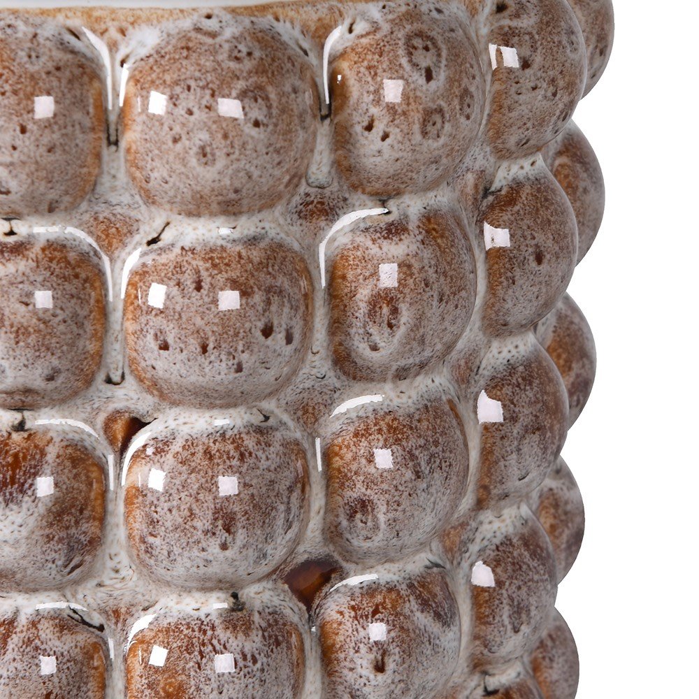 Small Beige Bobble Planter - LUXONAS