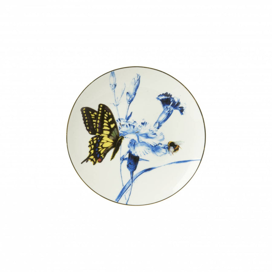 Small Butterfly Flower Wall Plate