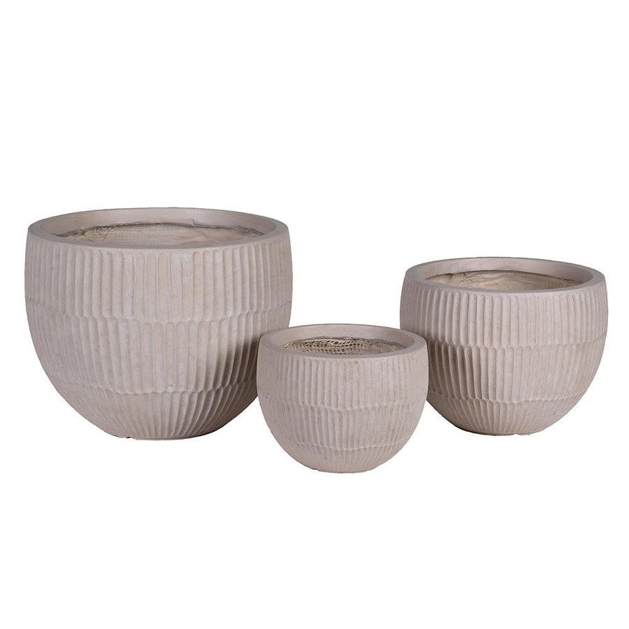 Small Fluted Planter