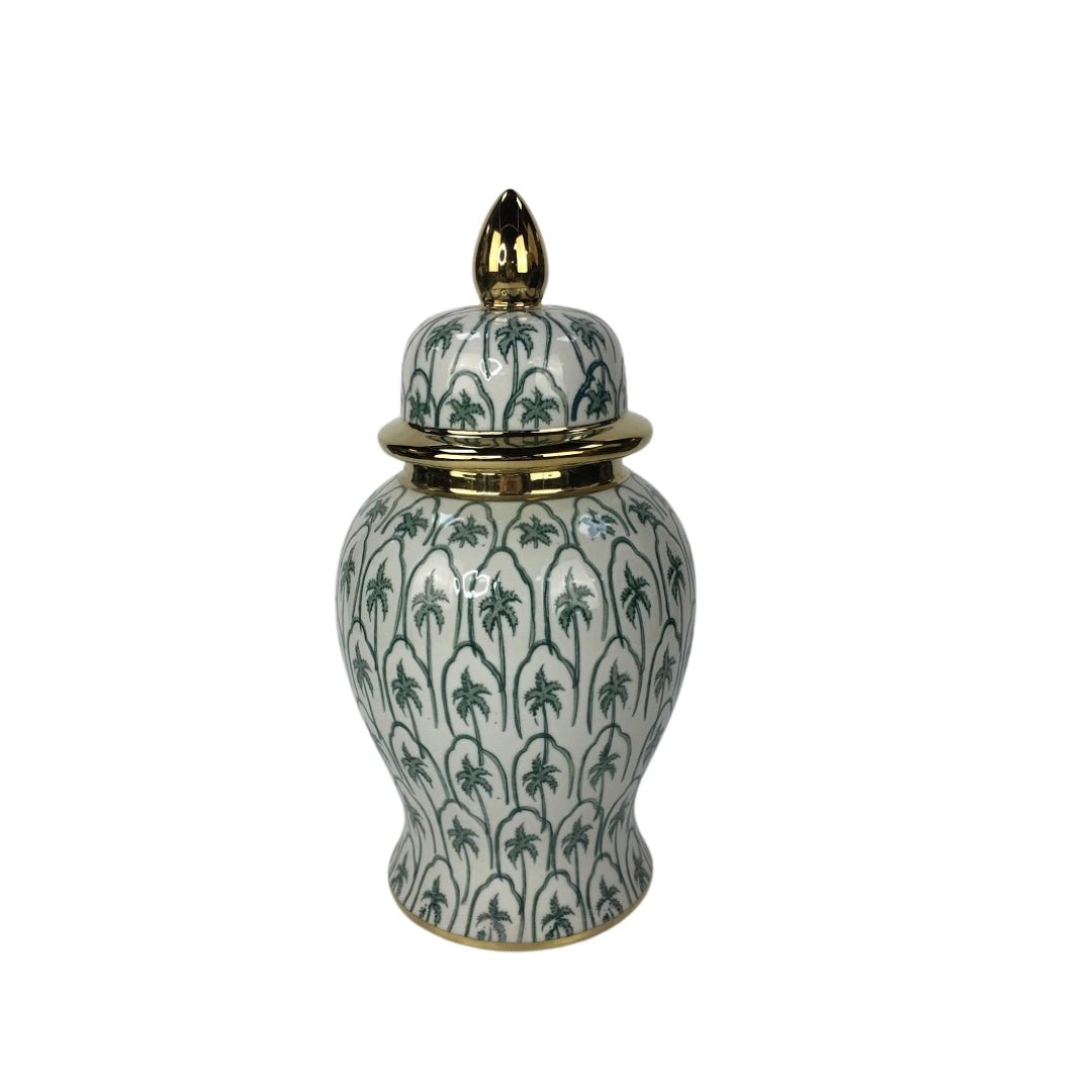 Small Ginger Jar 'Palmeras' - LUXONAS