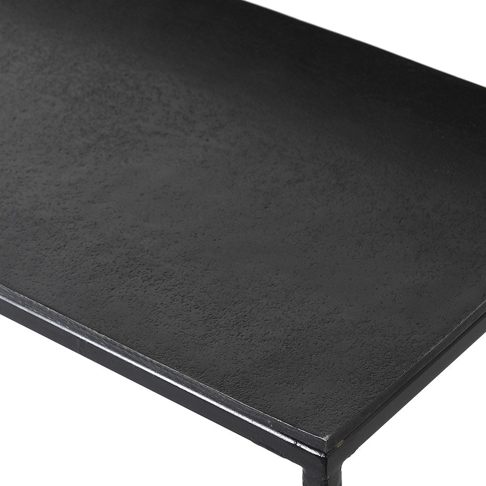 Small Graphite Console Table - LUXONAS