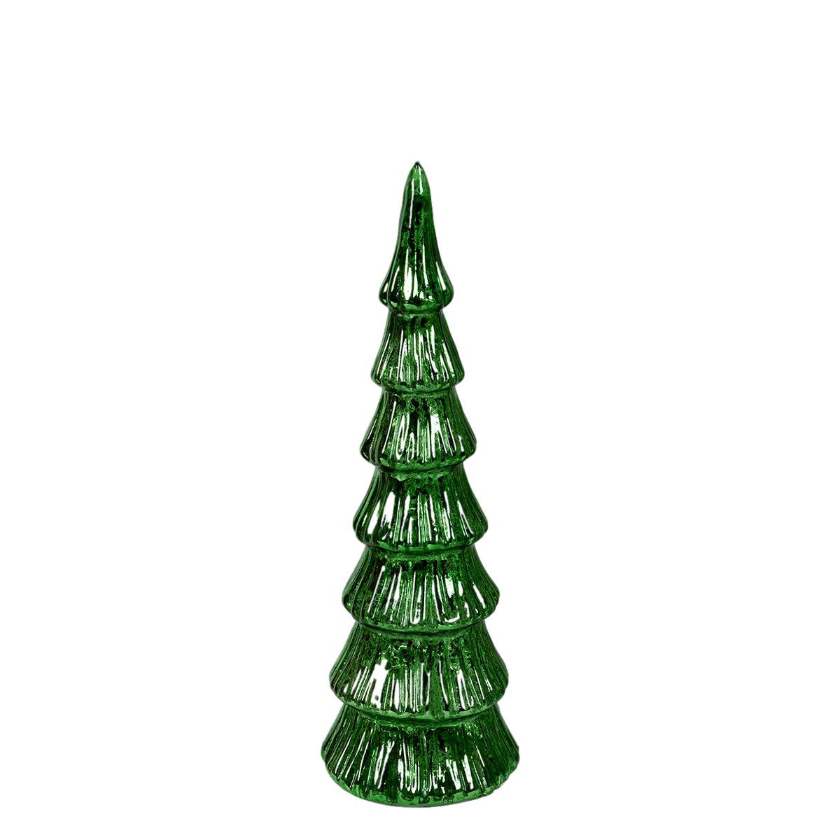 Small Lit Green Christmas Tree