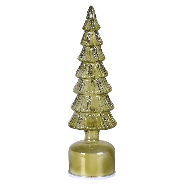 Small Lit Rotating Sage Tree