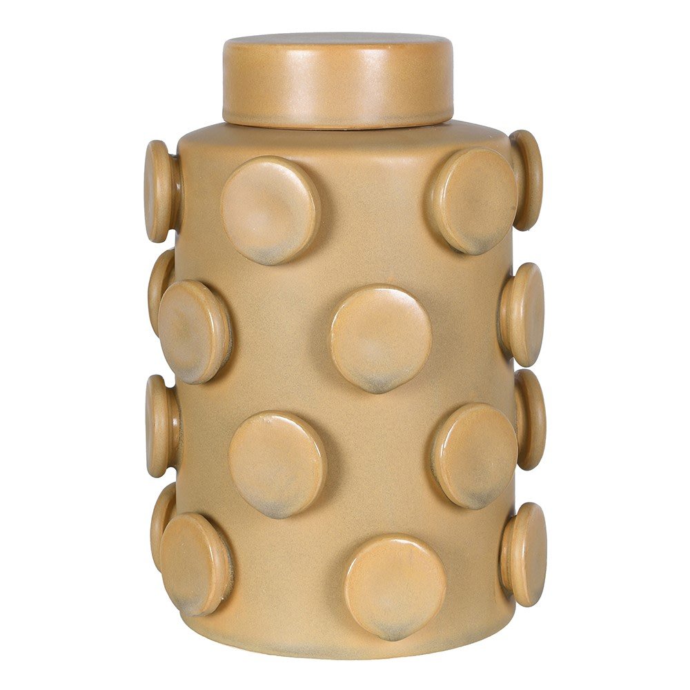 Small Ochre Bobble Jar