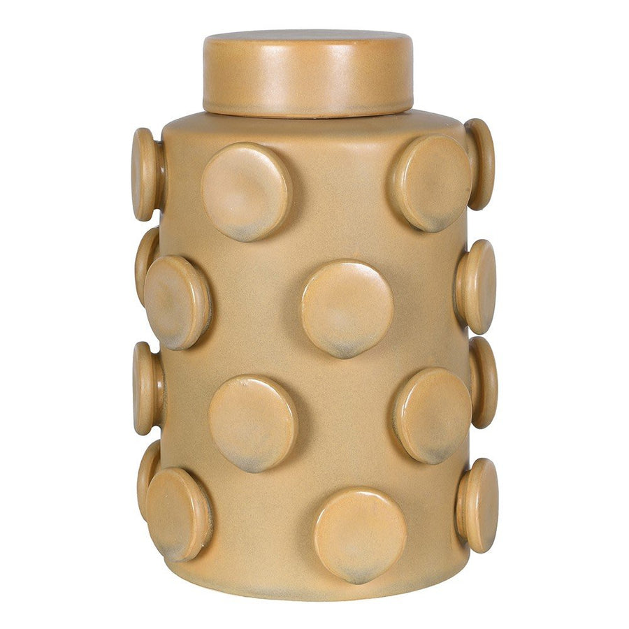 Small Ochre Bobble Jar