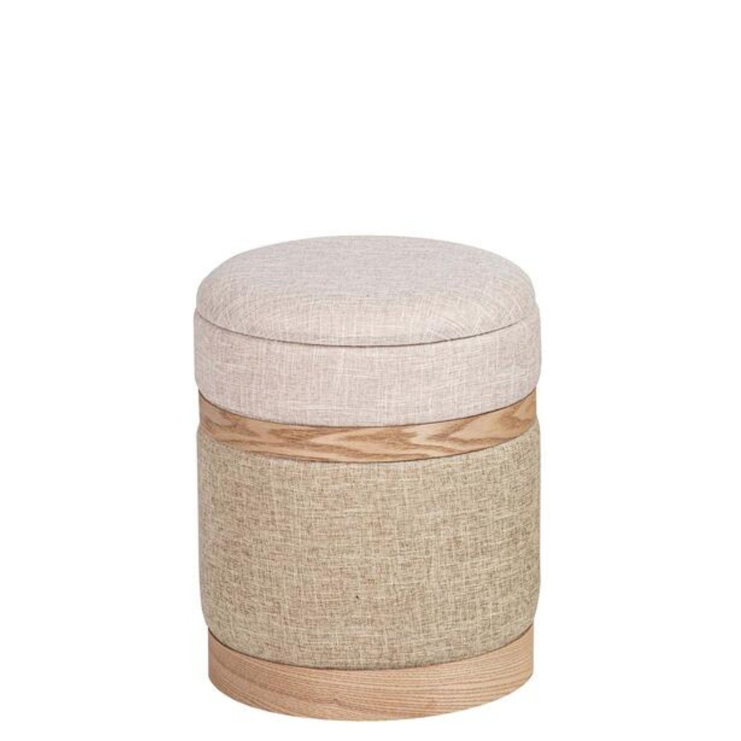 Small Polyester Puff - Versatile and Stylish Seating Option
