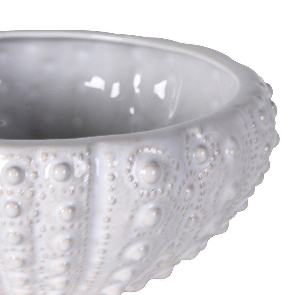Small White Urchin Bowl - LUXONAS