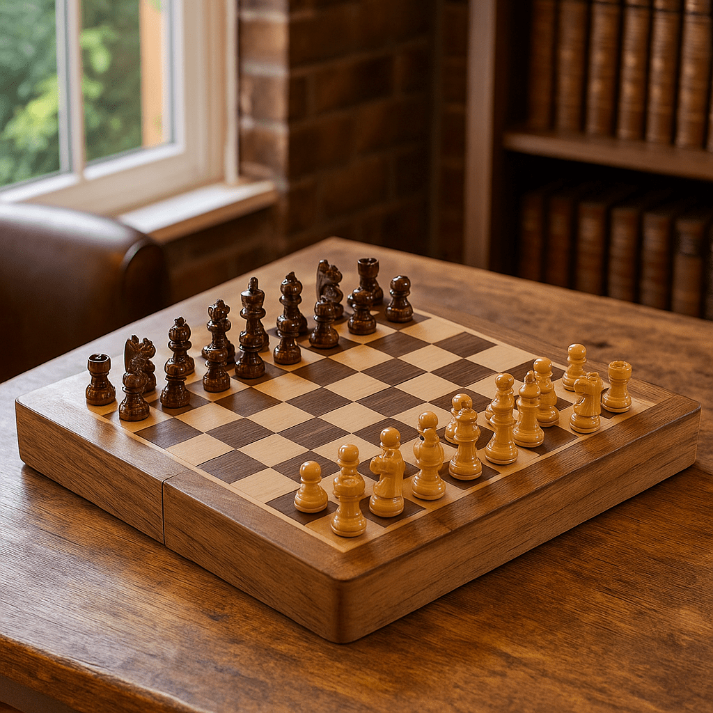Small Wooden Acacia Board Game - LUXONAS