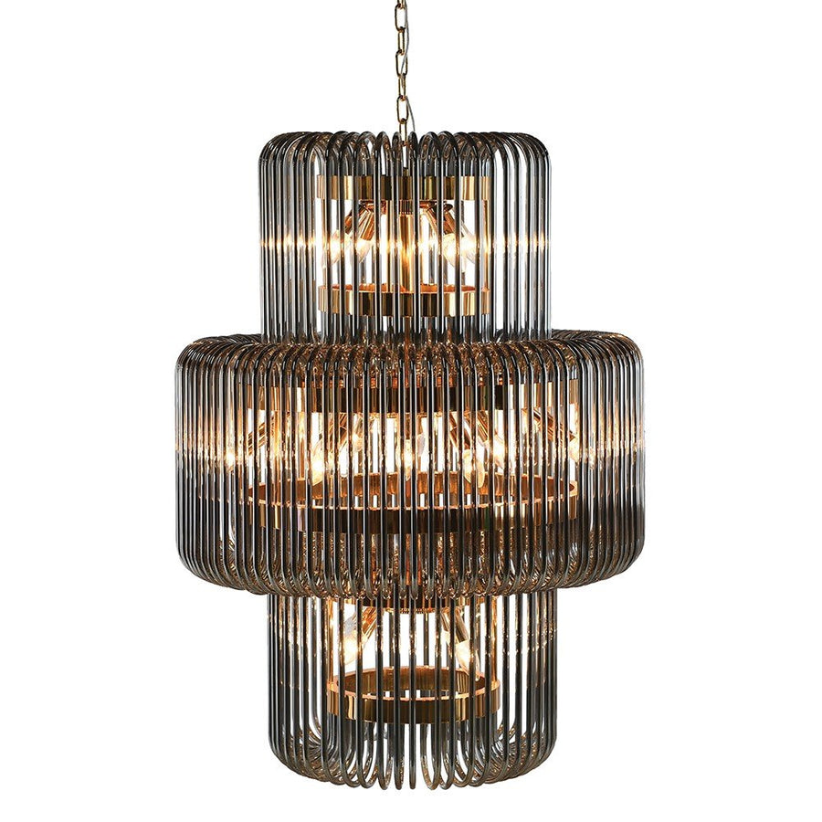 Smokey 3 Tier Chandelier