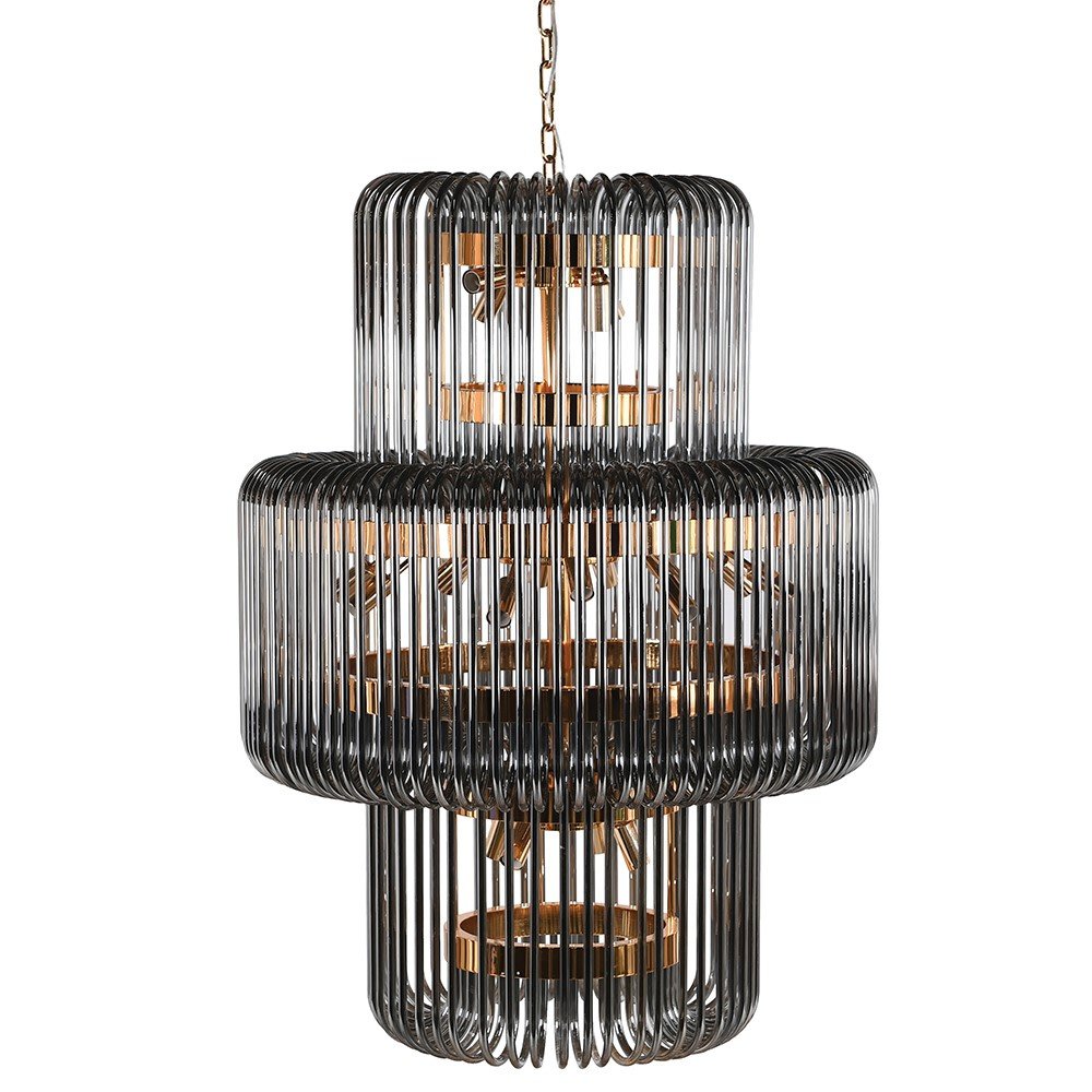 Smokey 3 Tier Chandelier