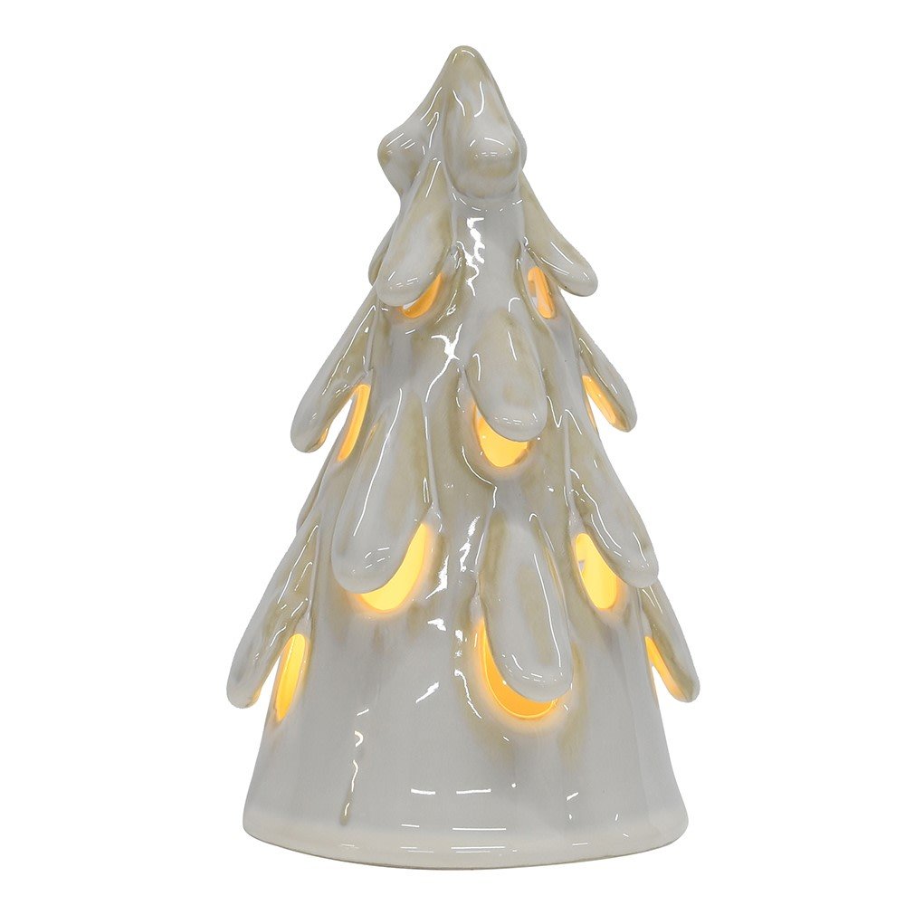 Snowy Lit Tree - Elegant Holiday Decor - LUXONAS