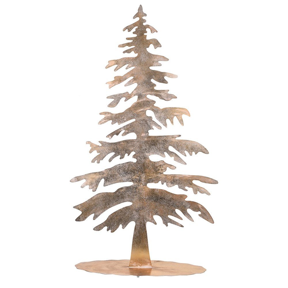 Snowy Tree Stand - Durable Metal Support for Your Holiday Trees