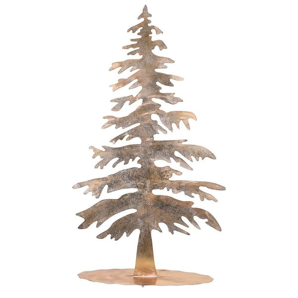 Snowy Tree Stand - Durable Metal Support for Your Holiday Trees