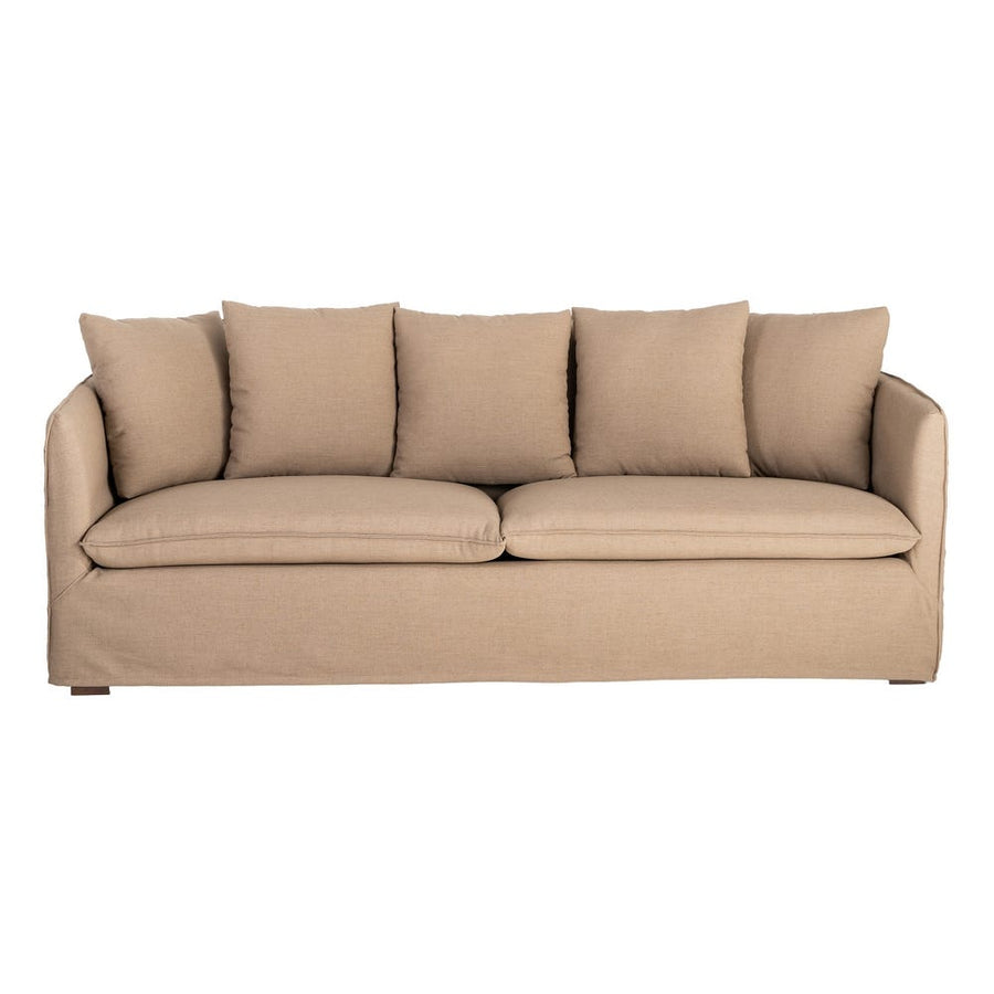 Fabric Brown Sofa