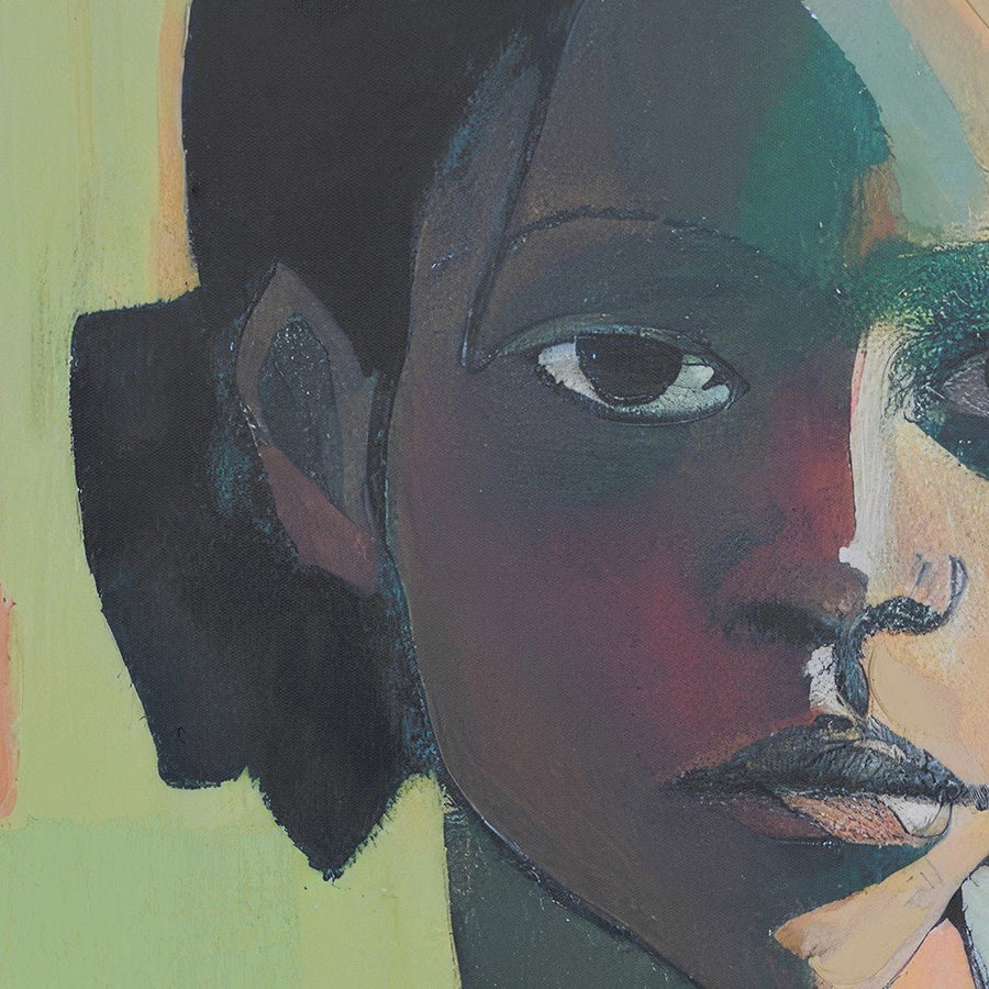 Sombre Gaze Framed Picture