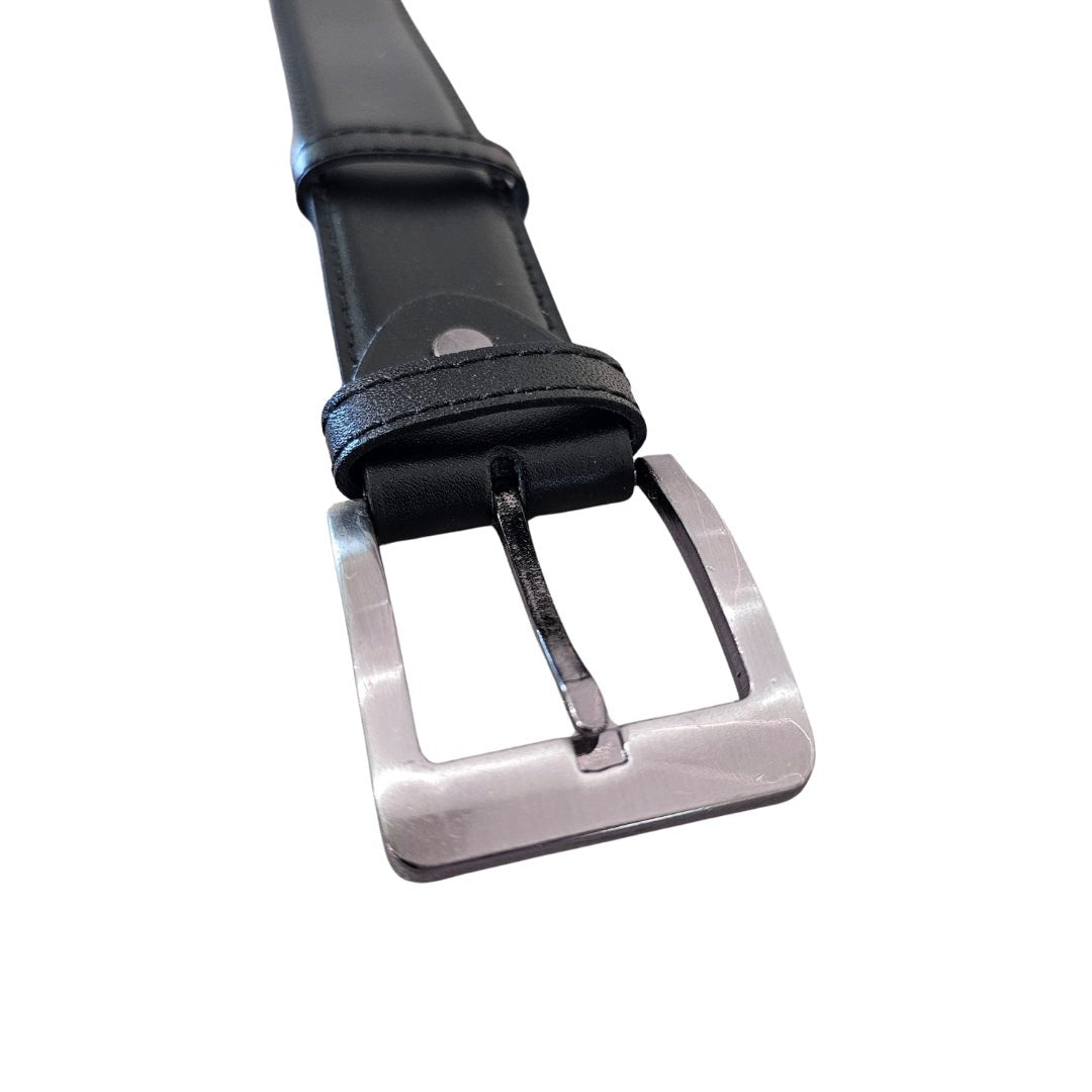 Square Buckle Black Belt