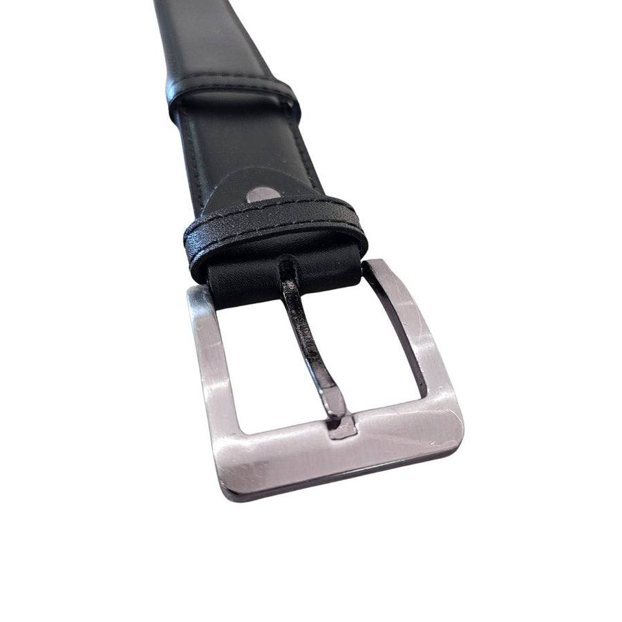Square Buckle Black Belt