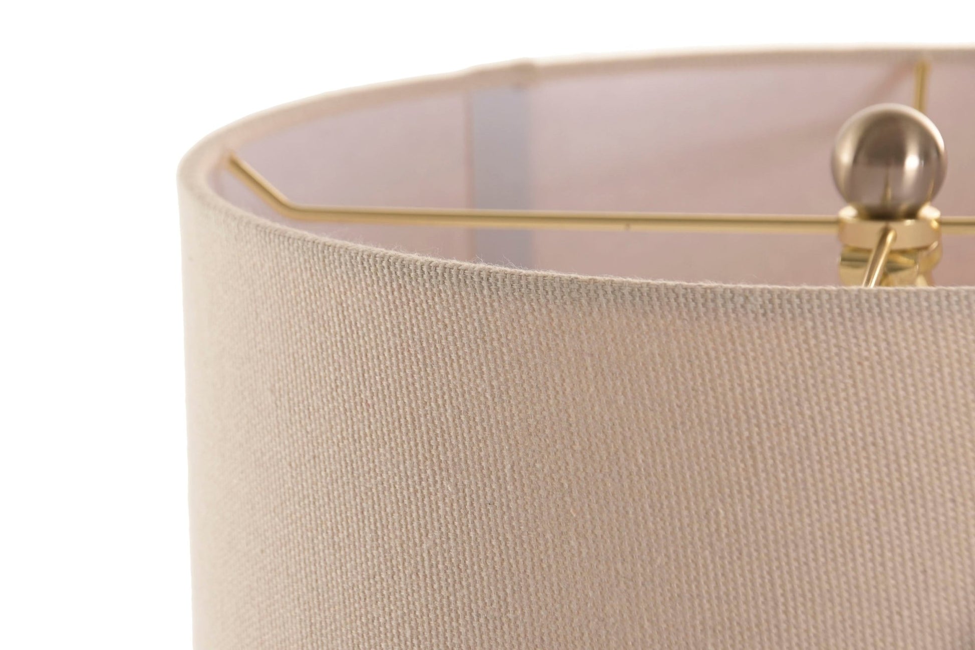 Square Travertine Base Lamp - LUXONAS