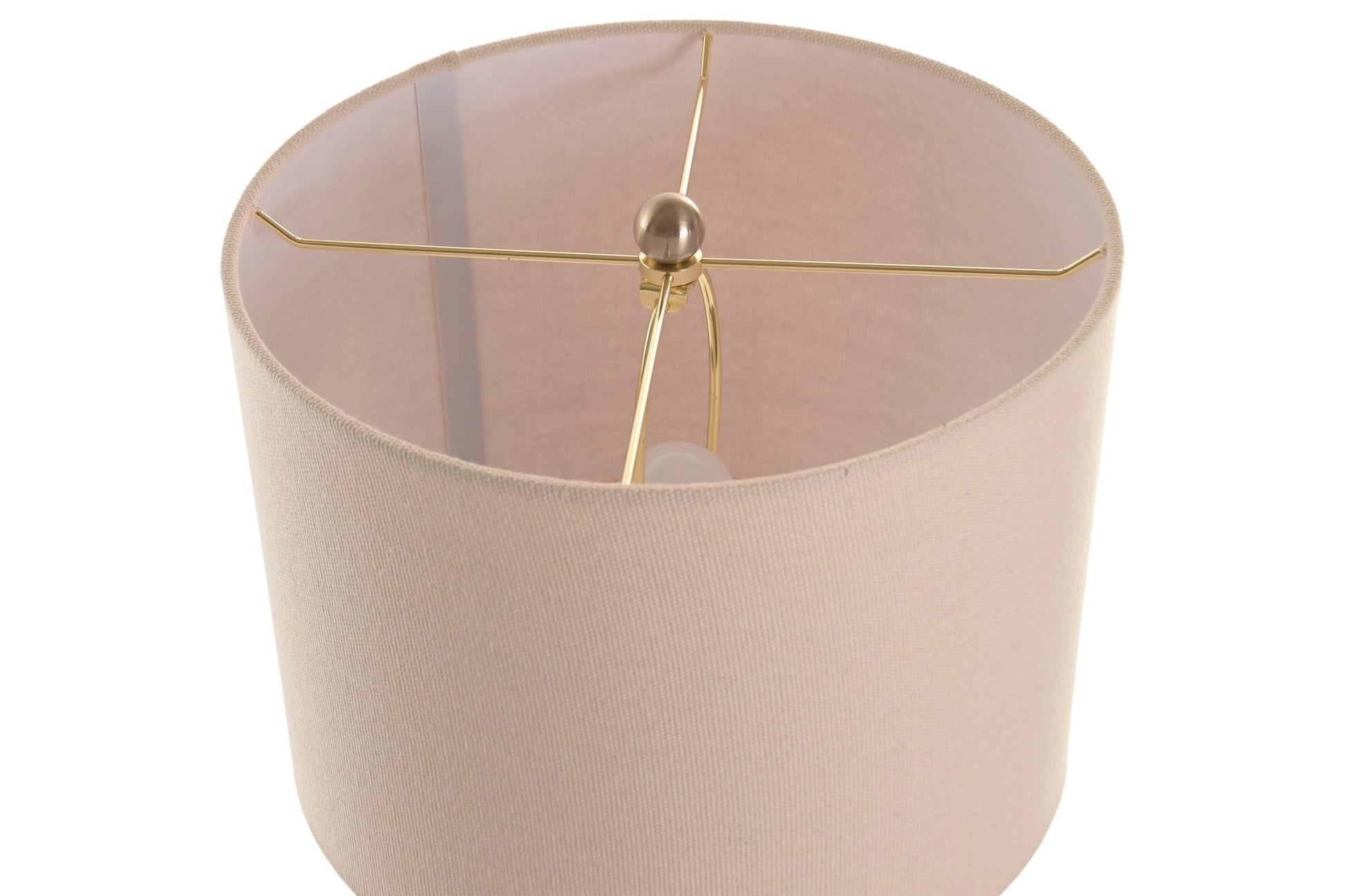 Square Travertine Base Lamp - LUXONAS