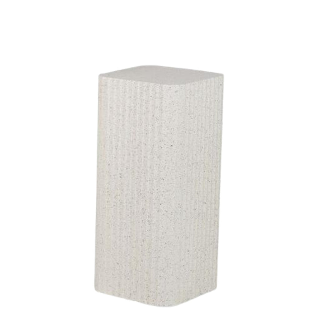 Square White Pedestal