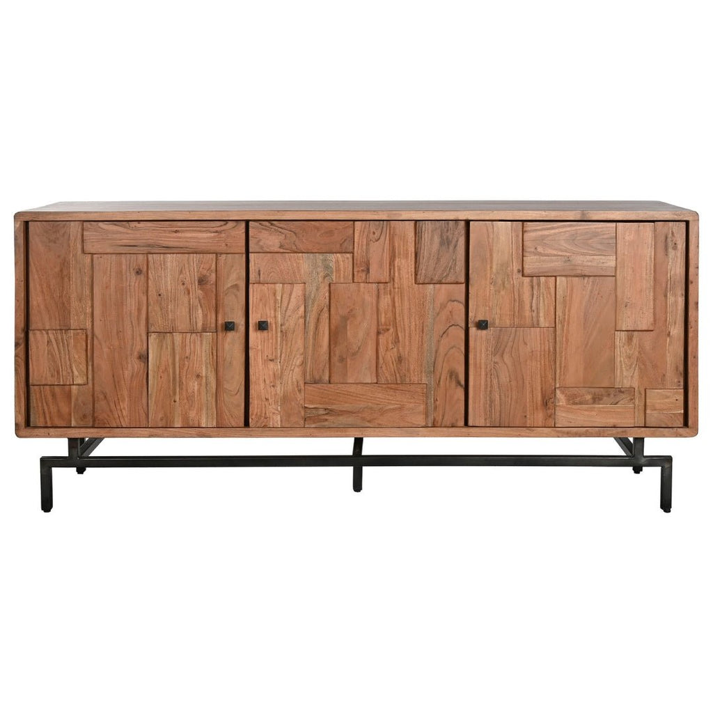 Squares Acacia Sideboard - LUXONAS