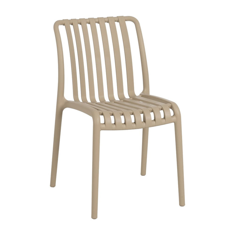 Beige Chair Made of Polypropylene