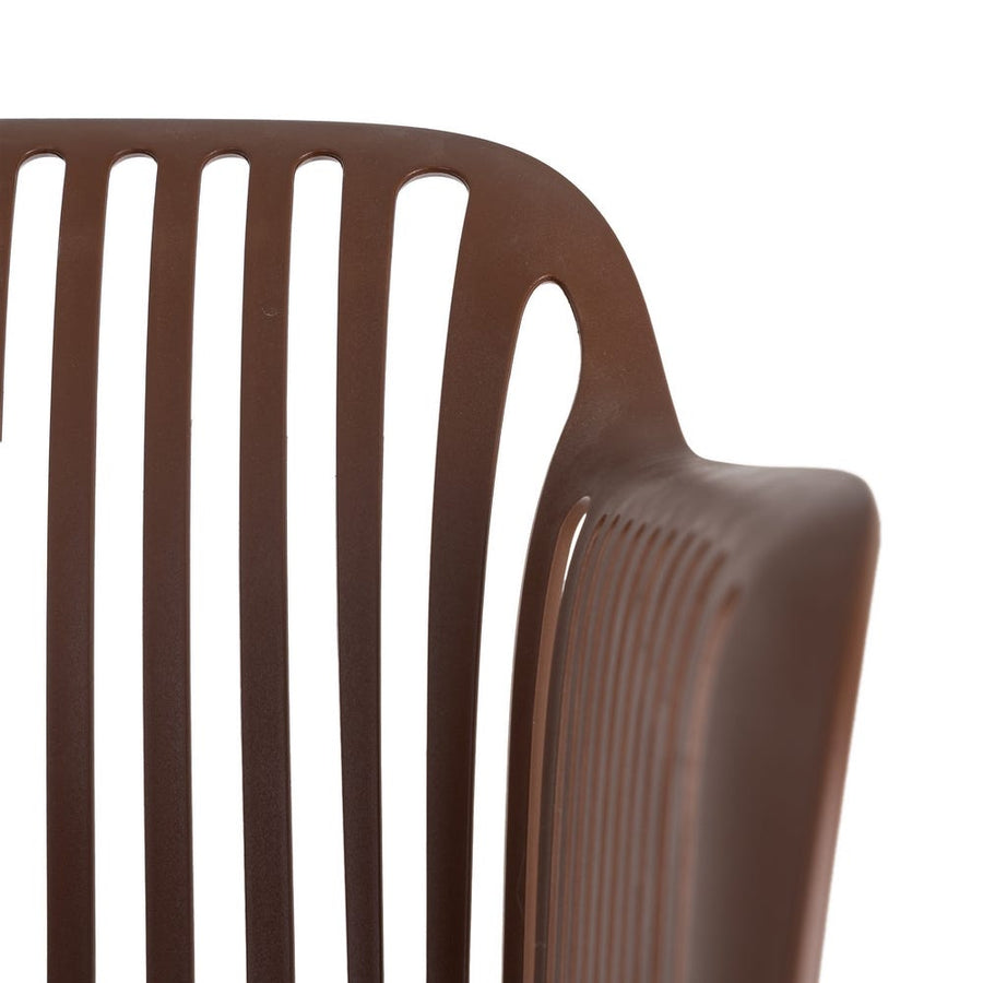 Brown Outdoor Chair Made of Polypropylene