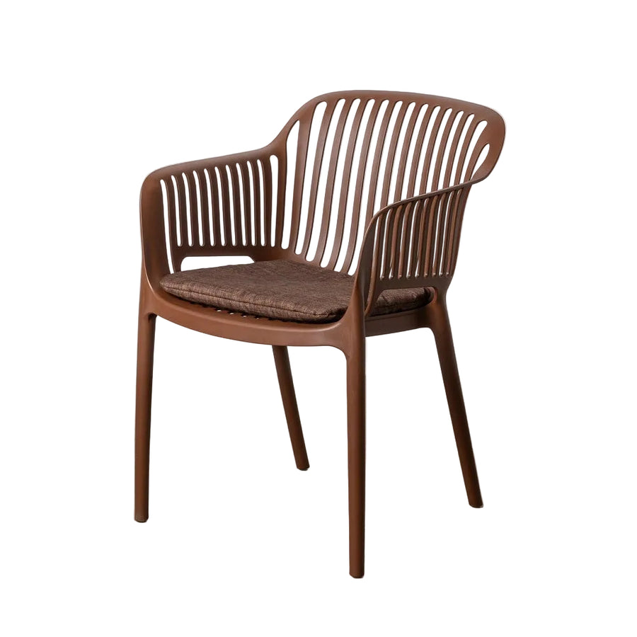 Brown Outdoor Chair Made of Polypropylene