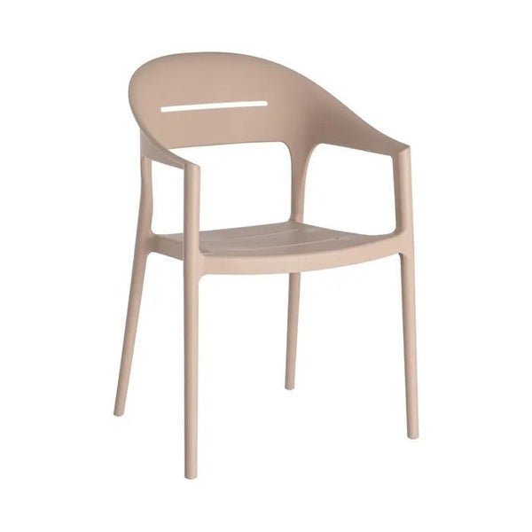 Stackable Polypropylene Cream Chair