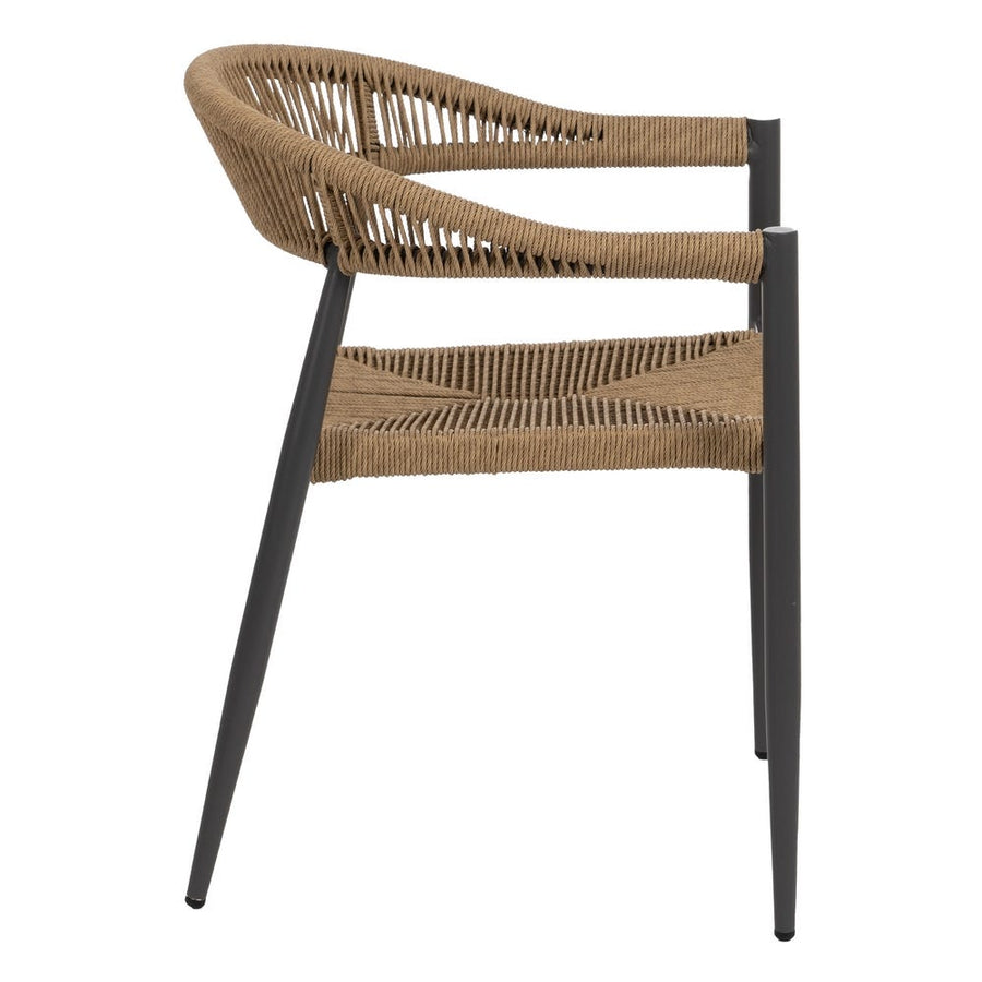 Chair with PE Seat and Aluminum Frame