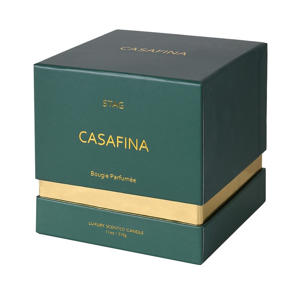 Stag Pine & Vetiver Candle with Box - LUXONAS