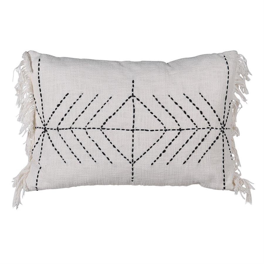 Stitched Diamond Cushion - LUXONAS