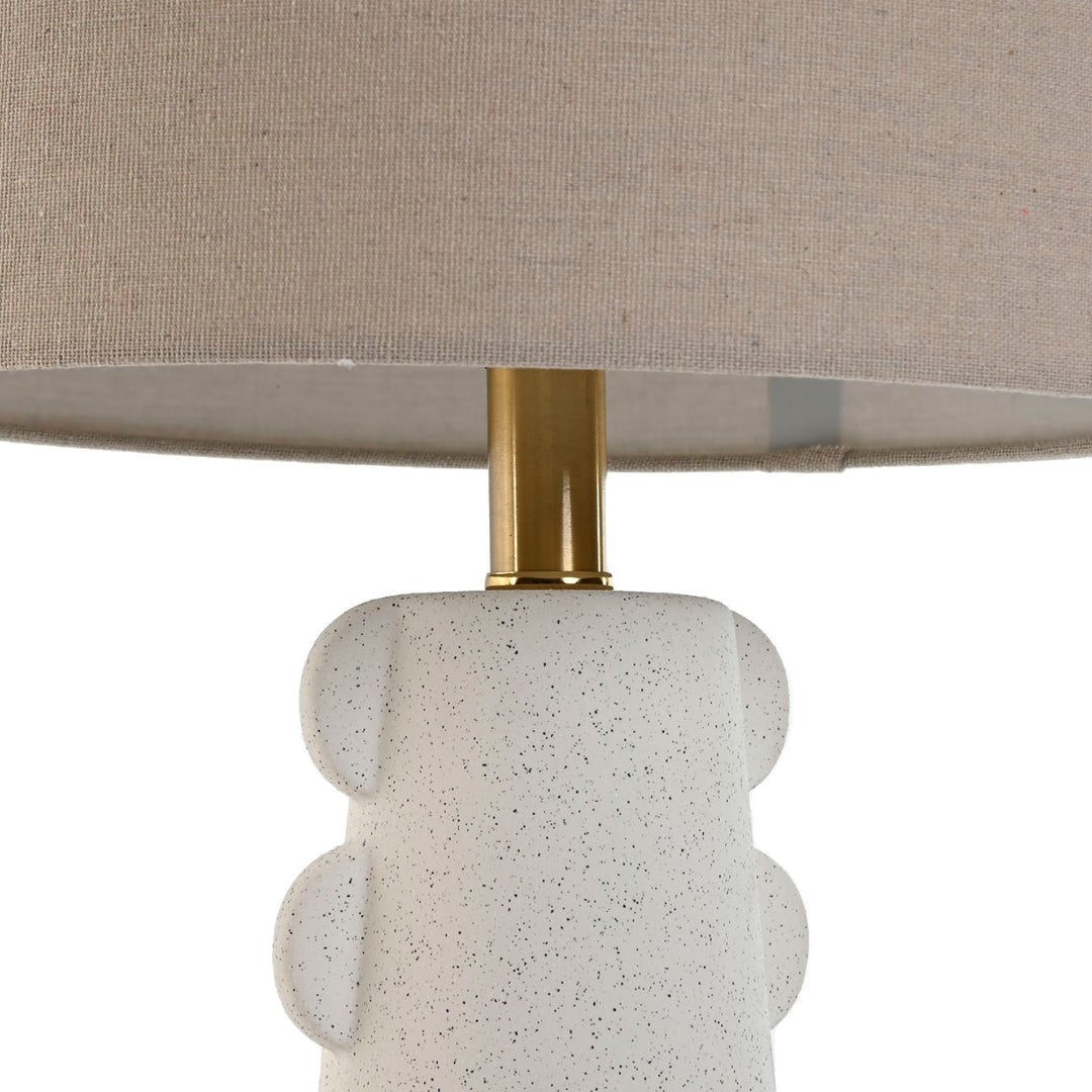 Stone Base Rim Table Lamp - LUXONAS