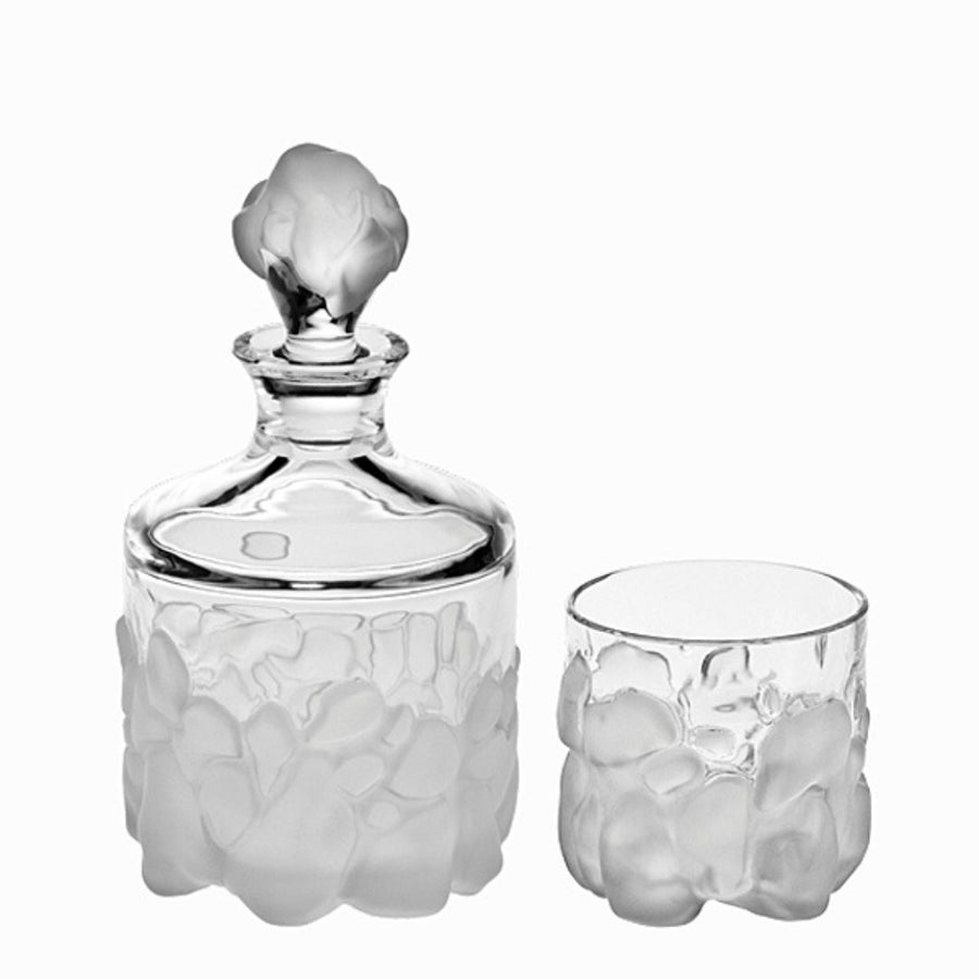'Stone' Crystal Whisky Set