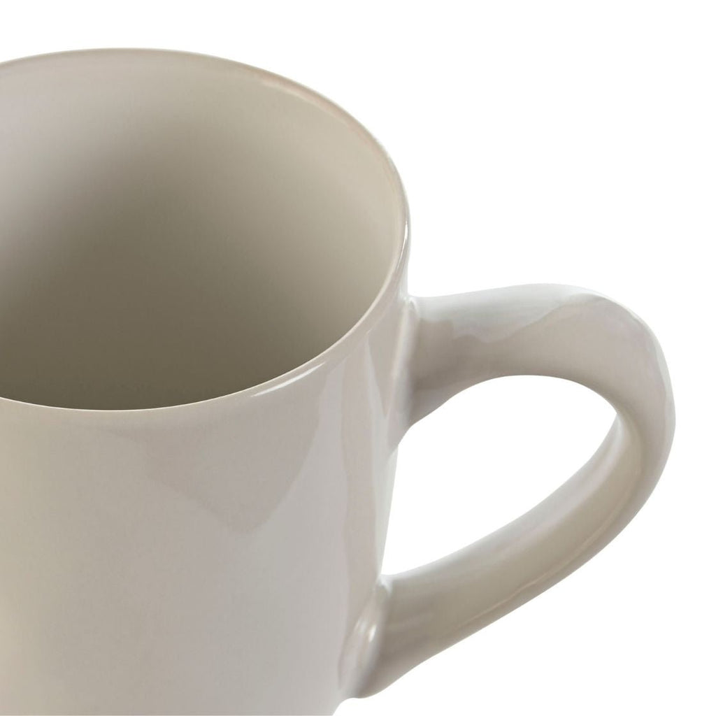 Stoneware Cream Coffee Mug 420ml - LUXONAS