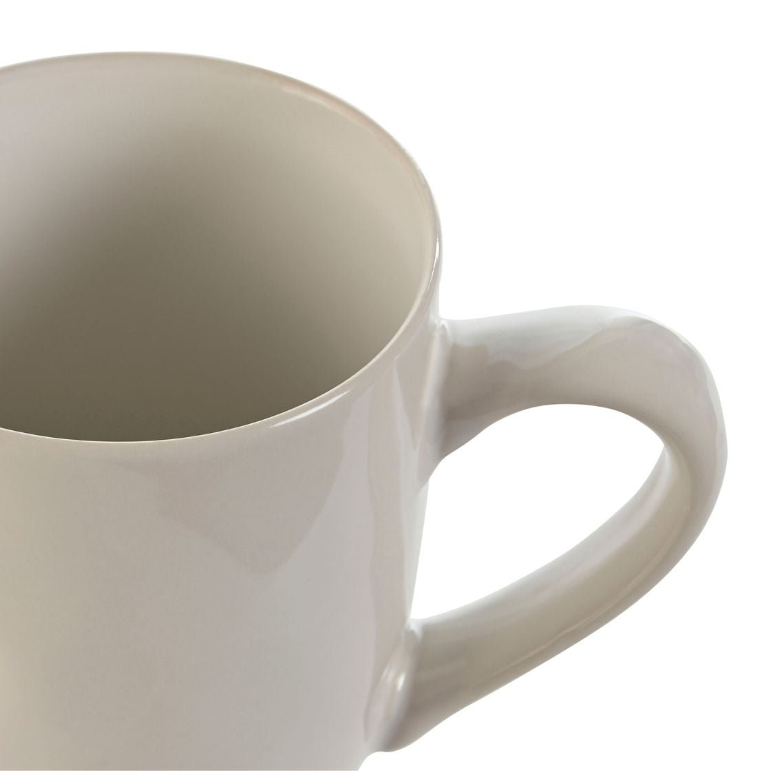 Stoneware Cream Coffee Mug 420ml - LUXONAS