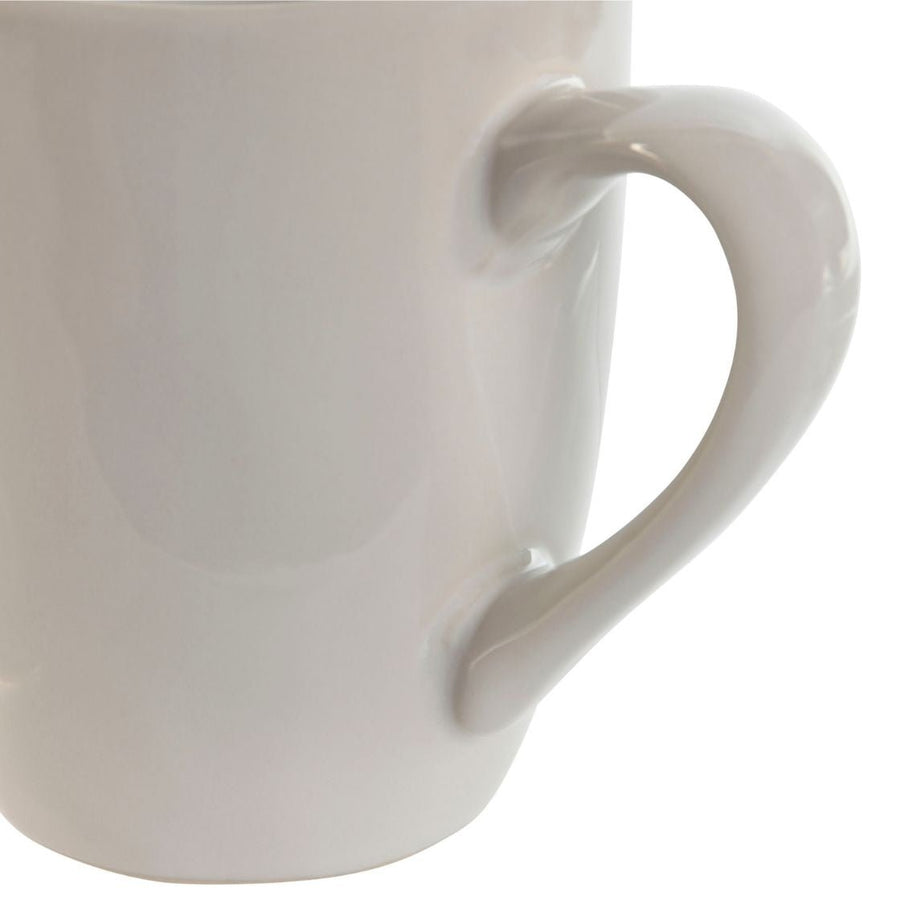 Stoneware Cream Coffee Mug - 420ml