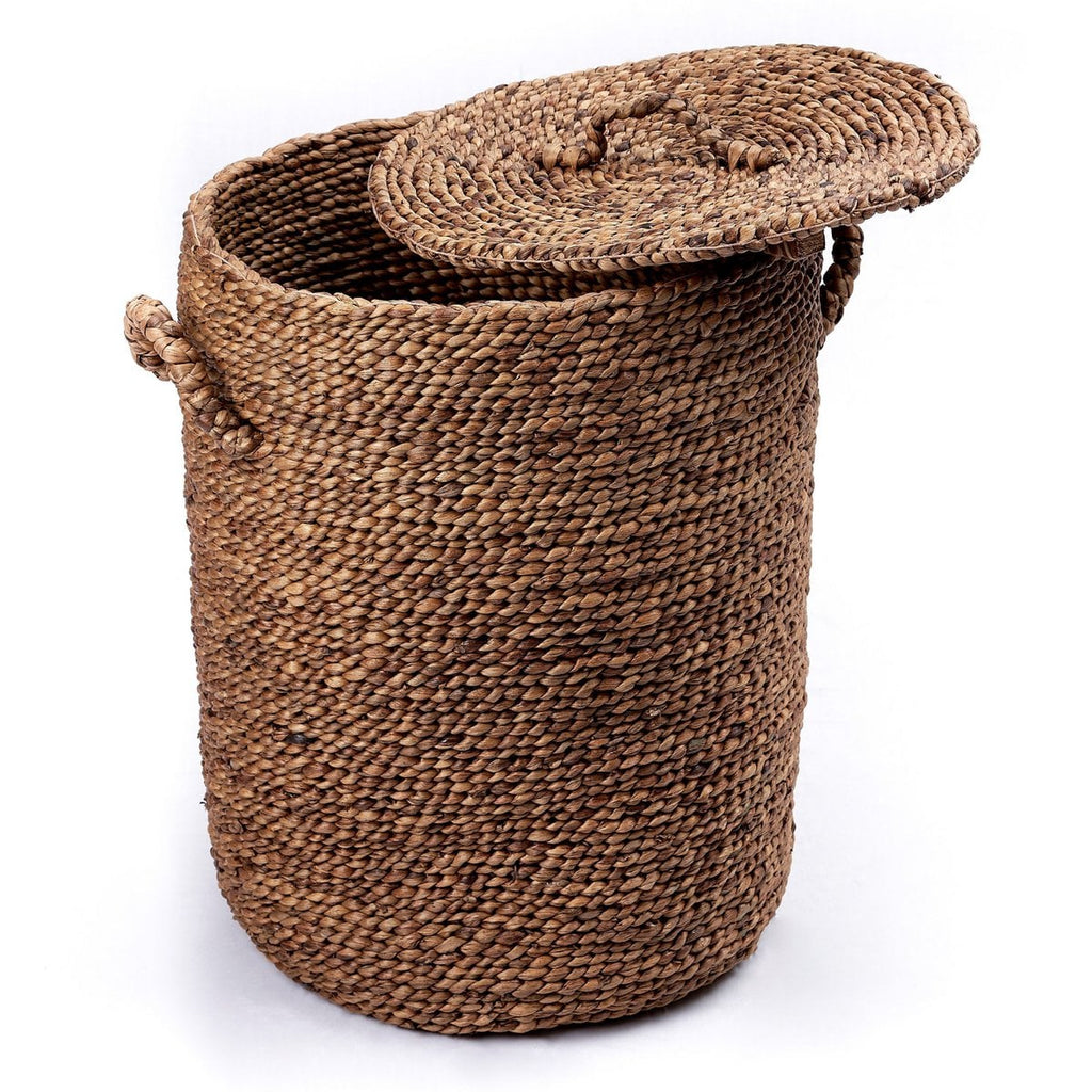 Storage Basket IKAT | Laundry Basket | Basket with Cover | Basket with Lids - LUXONAS HOME