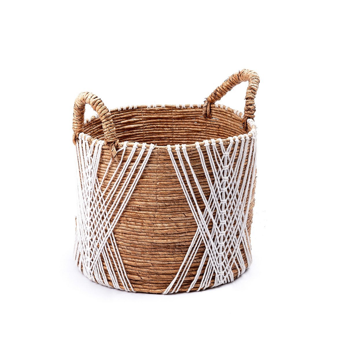 Storage Basket | Plant Basket | Laundry Basket LAWU made from Banana Fibre (3 sizes) - LUXONAS HOME