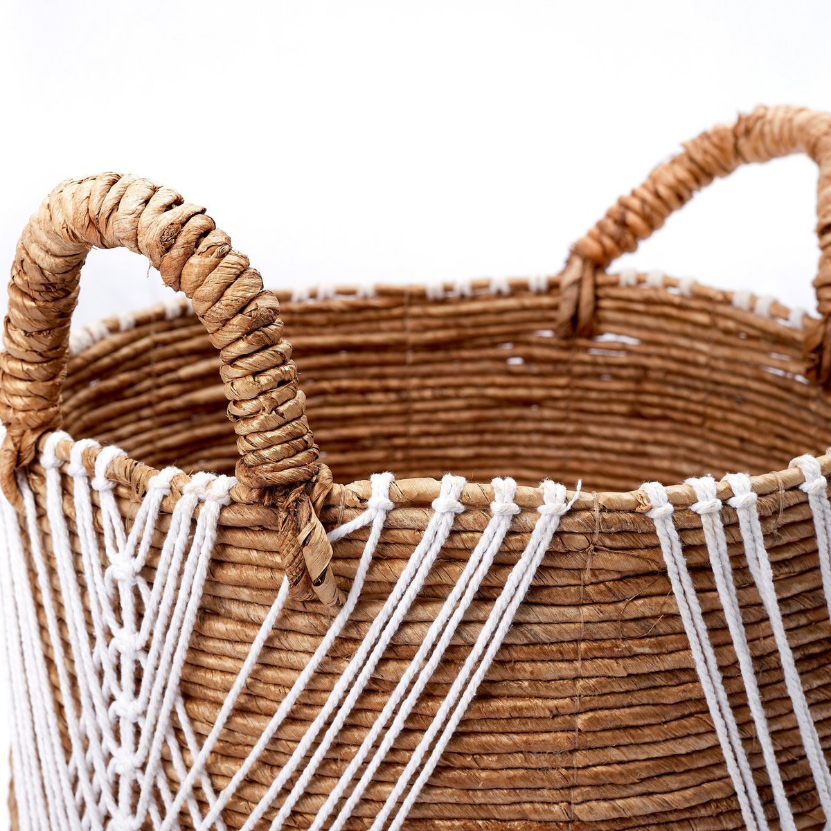 Storage Basket | Plant Basket | Laundry Basket LAWU made from Banana Fibre (3 sizes) - LUXONAS HOME