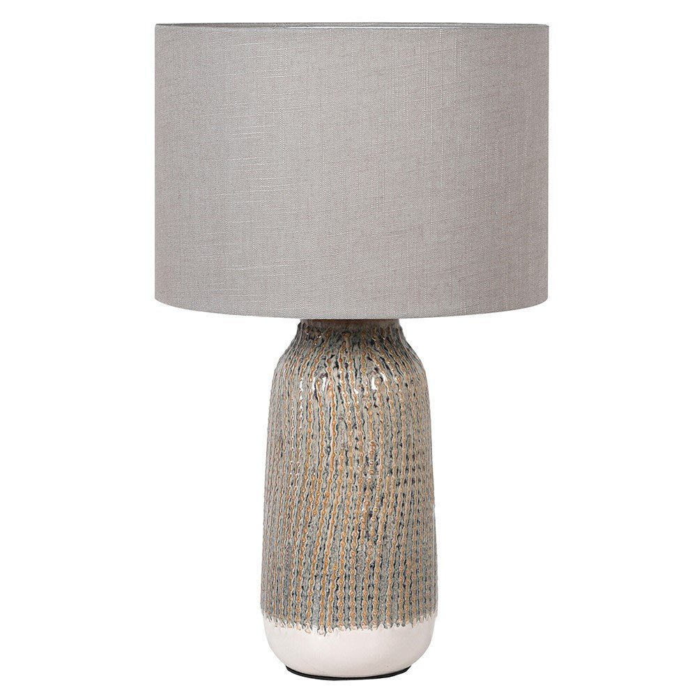 Stripe Effect Ceramic Lamp - LUXONAS