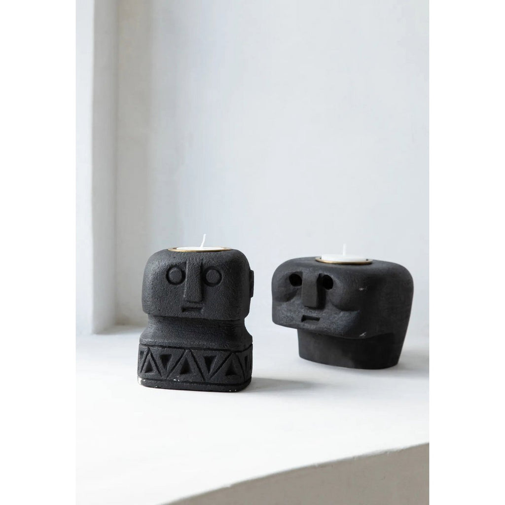 Sumba Stone 26 Candle Holder - LUXONAS HOME