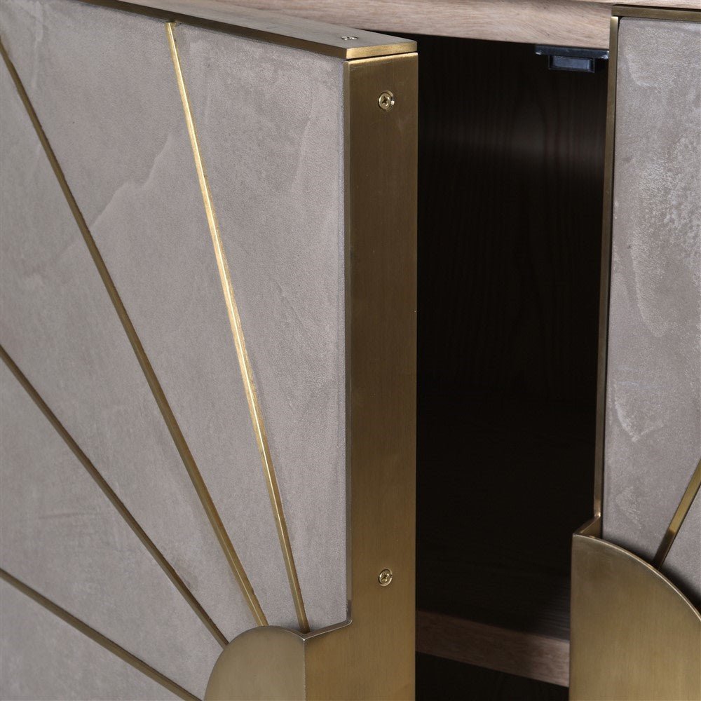 Sunburst 2 Door Cabinet - LUXONAS