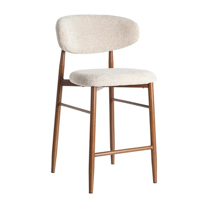 Svelte Cream Stool - Stylish and Durable Seating Solution - LUXONAS