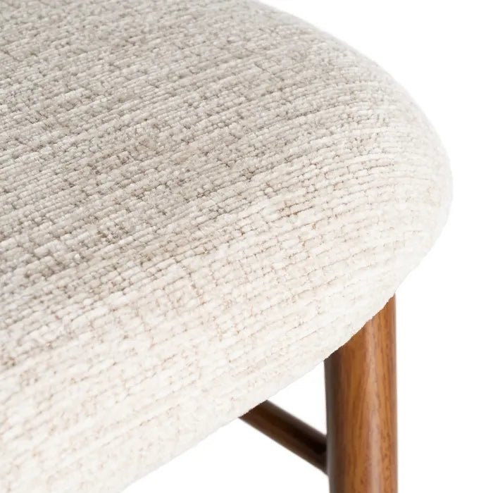 Svelte Cream Stool - Stylish and Durable Seating Solution - LUXONAS