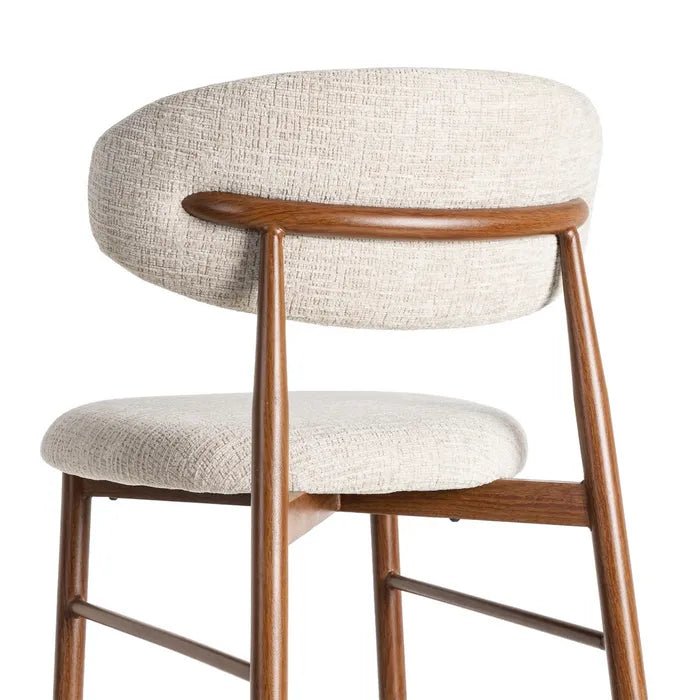 Svelte Cream Stool - Stylish and Durable Seating Solution - LUXONAS